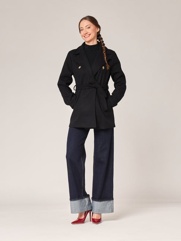 Mantel mit Gürtel