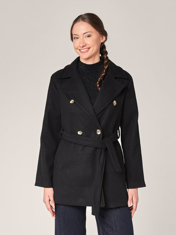 Mantel mit Gürtel