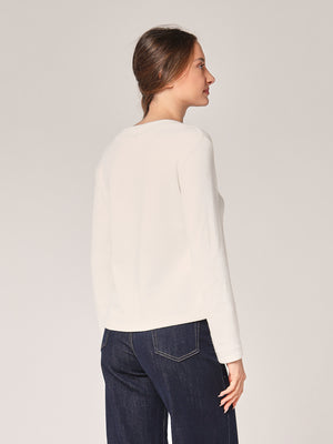 Pullover mit Pashmina-Schleife