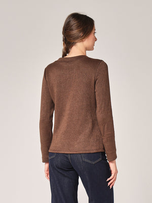 Pullover mit Pashmina-Schleife