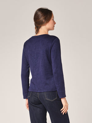 Pullover mit Pashmina-Schleife