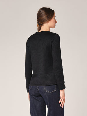 Pullover mit Pashmina-Schleife