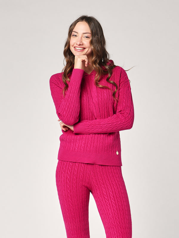 Komplett mit Zöpfen