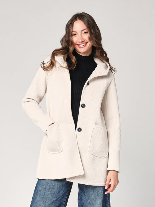 Cappotto con cappuccio