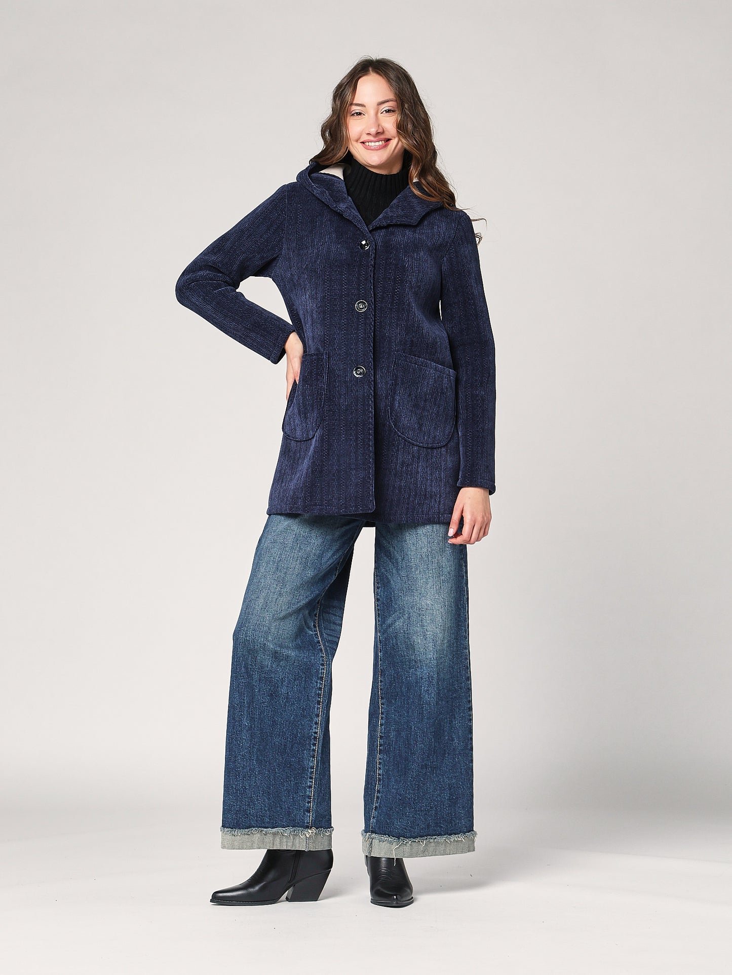 Cappotto con cappuccio