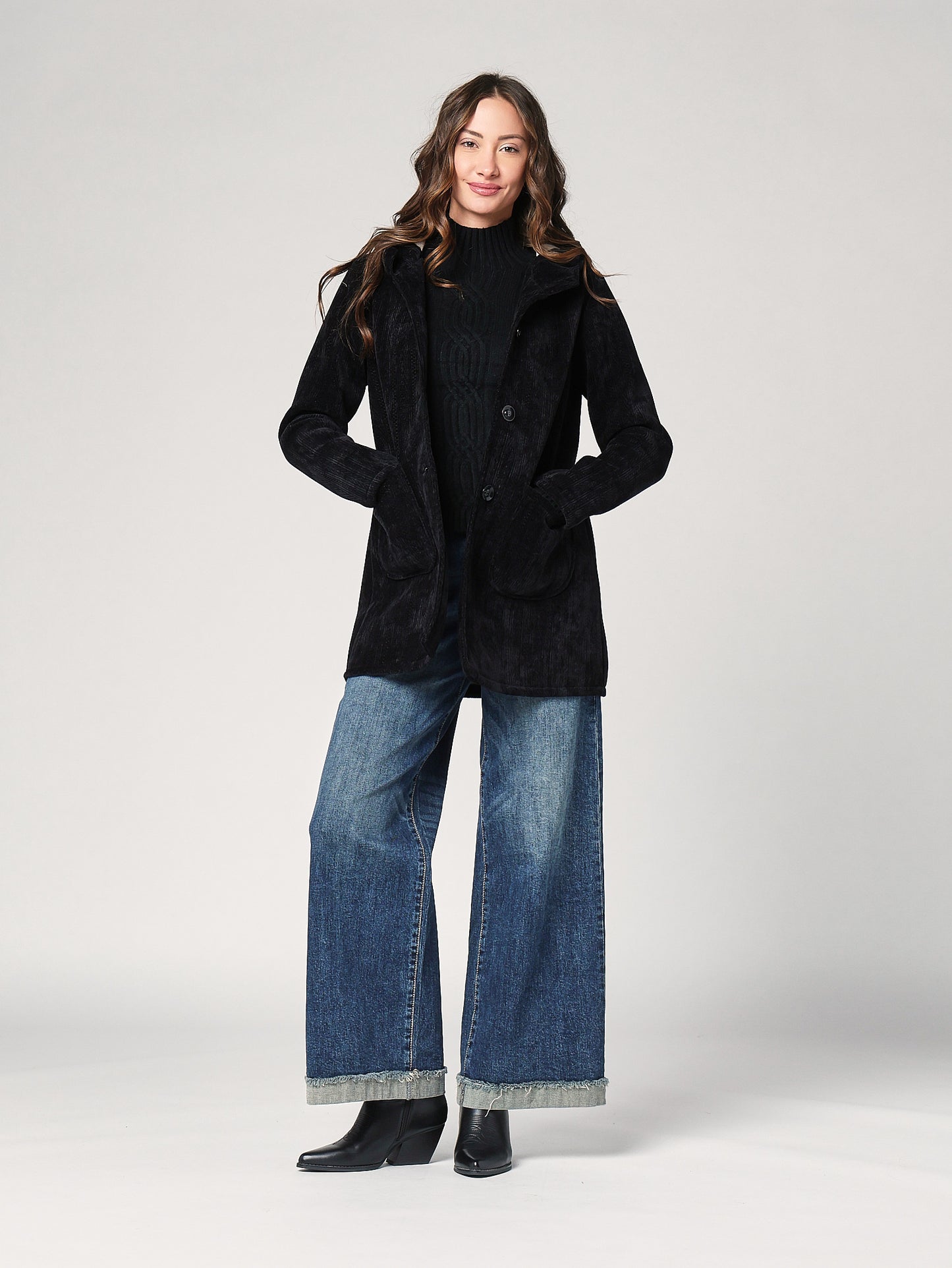 Cappotto con cappuccio