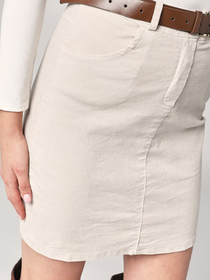 Gonna tubino velluto