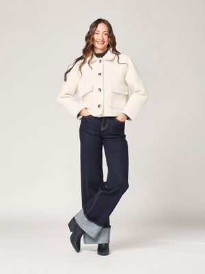 Cappotto corto due tasche