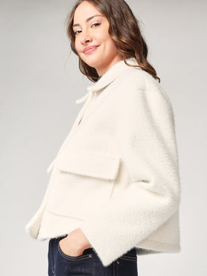 Cappotto corto due tasche