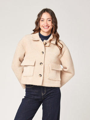 Cappotto corto due tasche