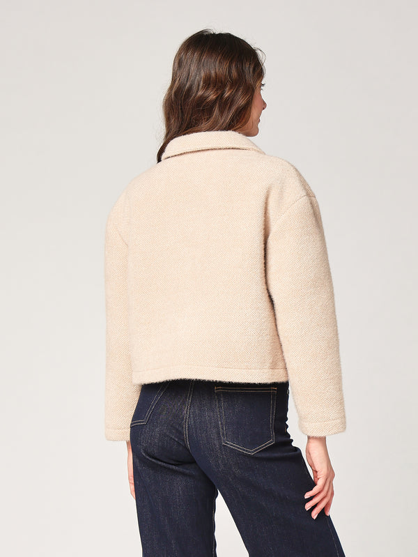 Cappotto corto due tasche