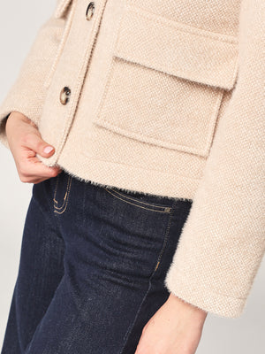 Cappotto corto due tasche