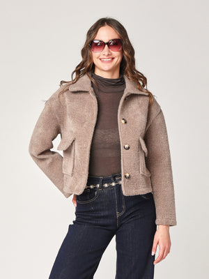 Cappotto corto due tasche