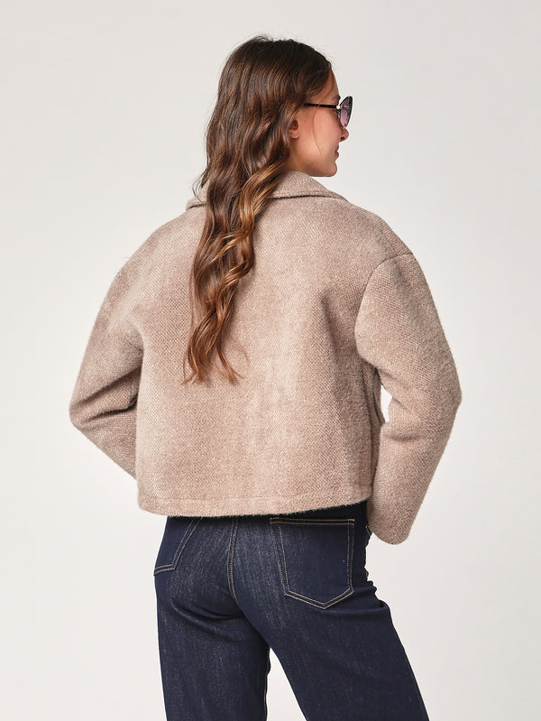 Cappotto corto due tasche