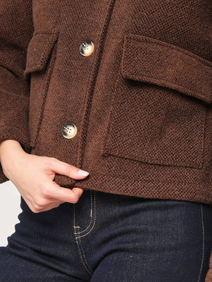 Cappotto corto due tasche