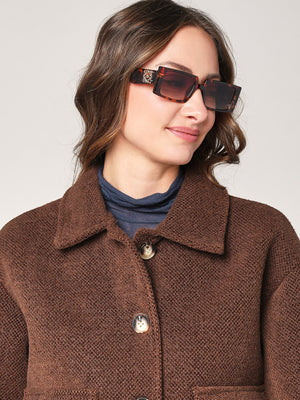 Cappotto corto due tasche