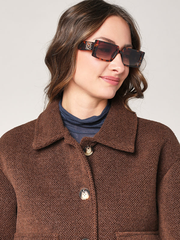 Cappotto corto due tasche