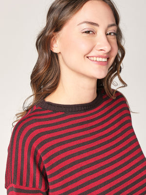 Gestreifter Pullover