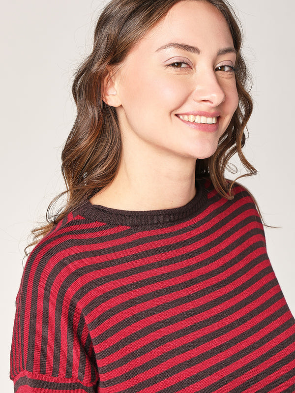 Gestreifter Pullover