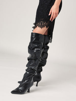 Abito lepoardato con punta