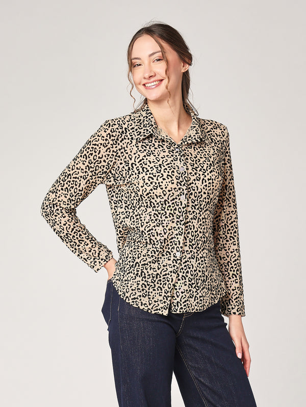 Camicia fantasia animal