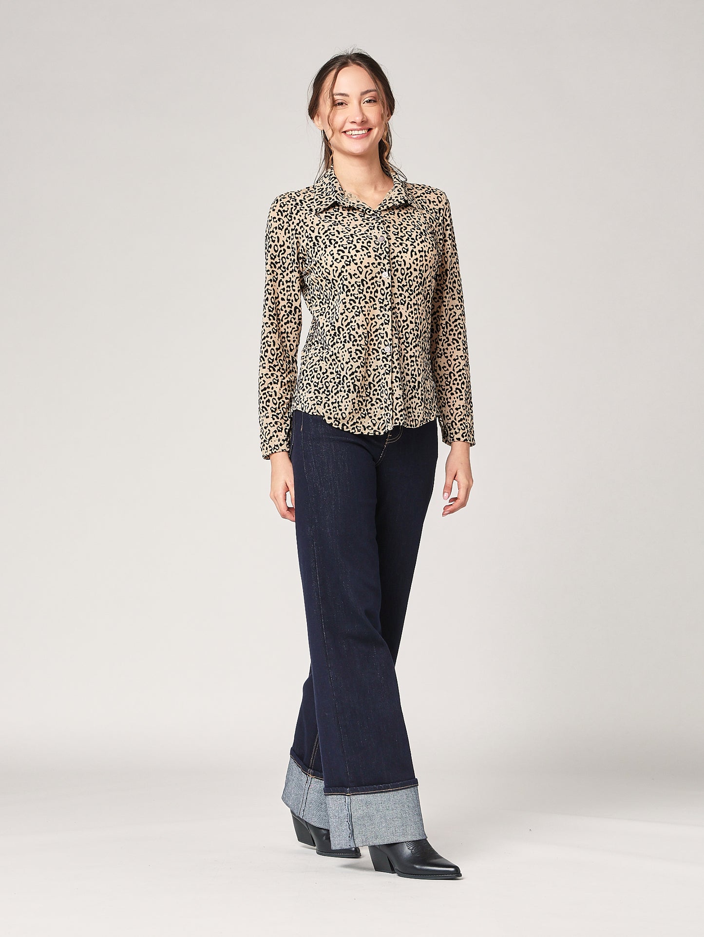 Camicia fantasia animal