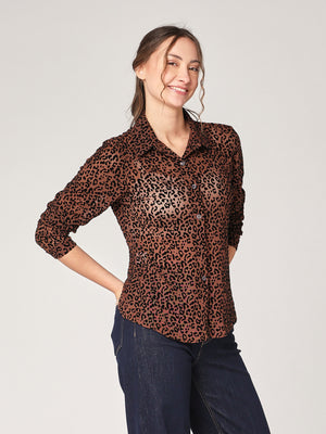 Camicia fantasia animal