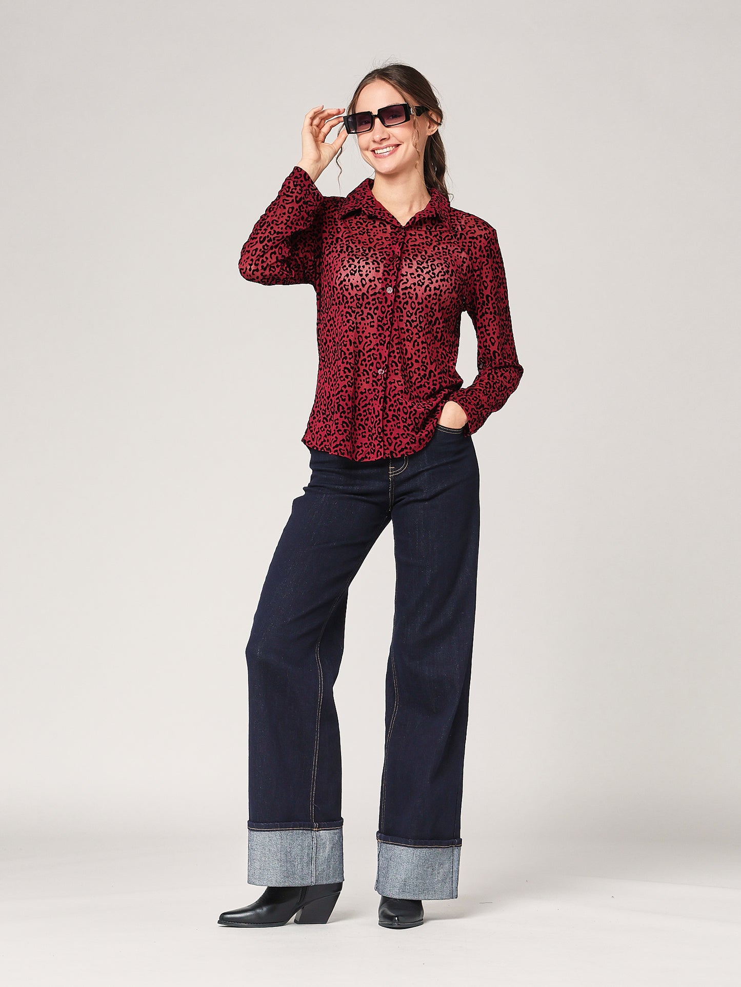 Camicia fantasia animal