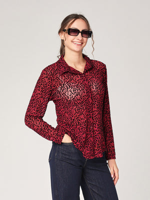 Camicia fantasia animal