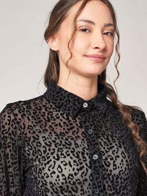 Camicia fantasia animal