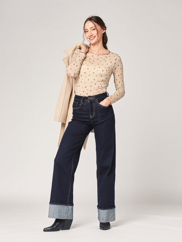 Maglia cashmere cuoricini