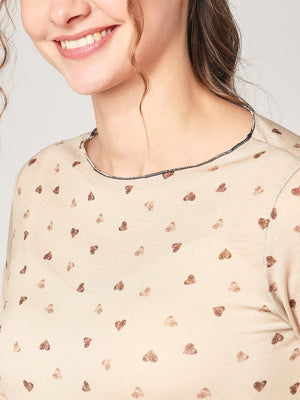 Maglia cashmere cuoricini