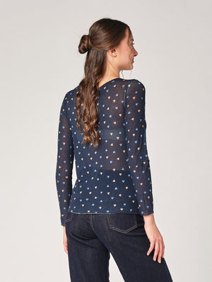 Maglia cashmere cuoricini