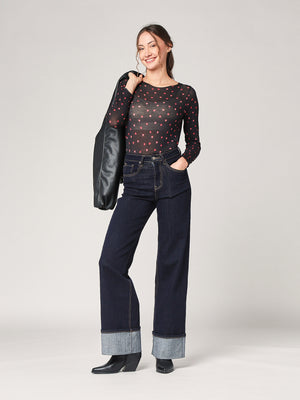 Maglia cashmere cuoricini