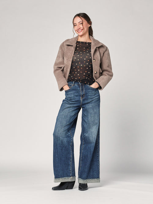 Maglia cashmere cuoricini