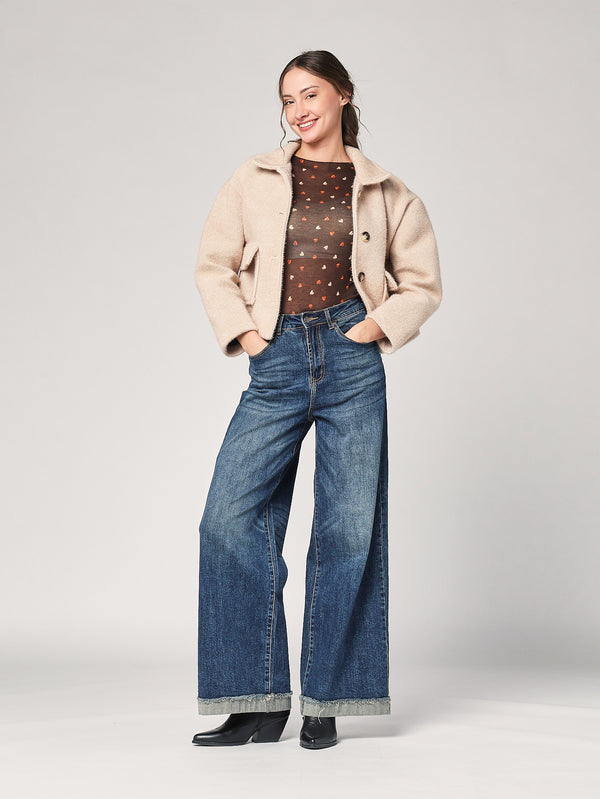 Maglia cashmere cuoricini