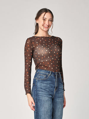 Maglia cashmere cuoricini