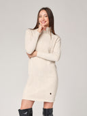 Abito maglia con trecce