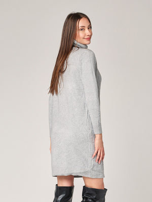 Abito maglia con trecce