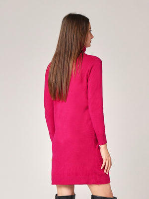 Abito maglia con trecce