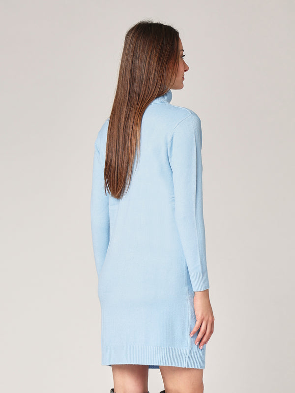 Abito maglia con trecce