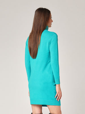 Abito maglia con trecce