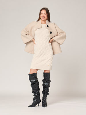 Abito maglia girocollo