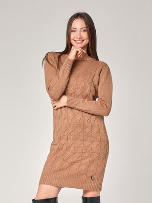 Abito maglia girocollo