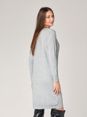 Abito maglia girocollo