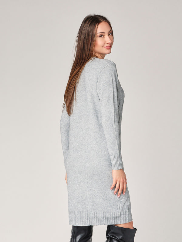 Abito maglia girocollo