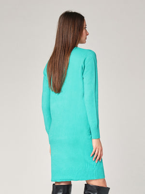 Abito maglia girocollo