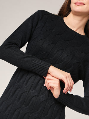 Abito maglia girocollo