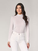 Dolcevita cashmere con pizzo