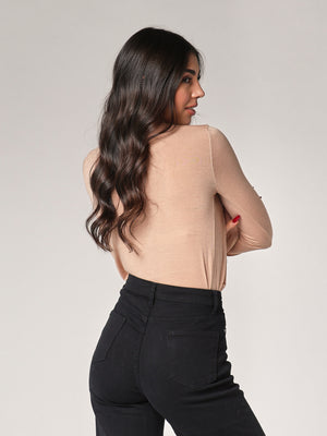 Dolcevita cashmere con pizzo